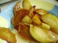 Филе сайды в горчичном соусе с яблоками (2-й рецепт)