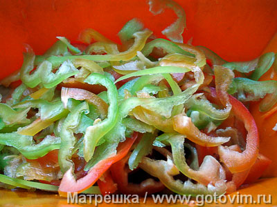 Заготовка из кабачков с томатным соком «Тещин язык»