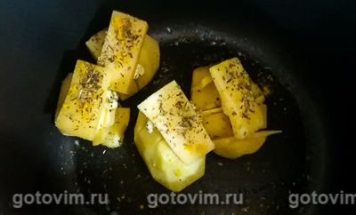 Картошка с сыром в мультиварке