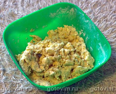 Песочный пирог с клюквой под штрейзельной крошкой (2-й рецепт)