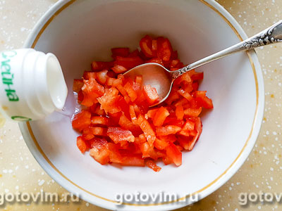 Фруктово-овощной салат с сыром