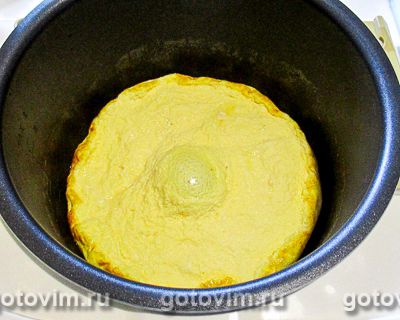 Омлет с плавленым сыром в мультиварке