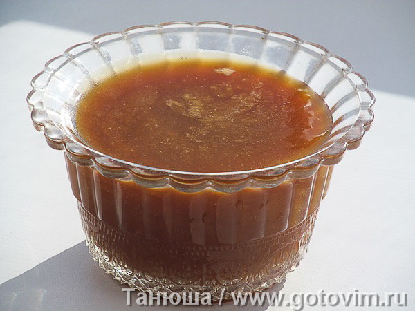 Карамельный соус из кефира