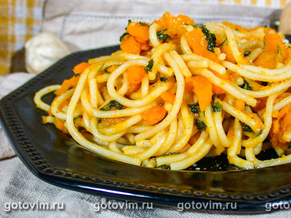 Спагетти с тыквой