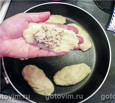 Картофельные зразы с куриным мясом