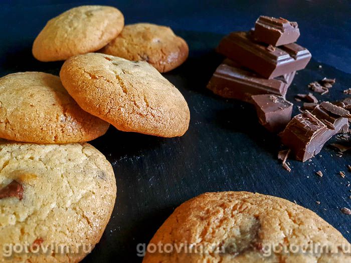 Печенье с шоколадом (2-й рецепт)