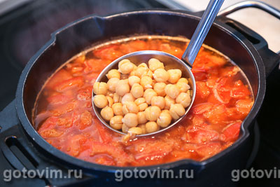 Турецкий суп с фрикадельками и нутом