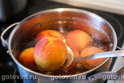 Варенье из персиков с малиной