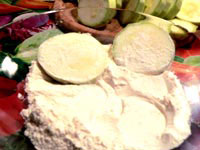 Кабачки с луком и татарским соусом