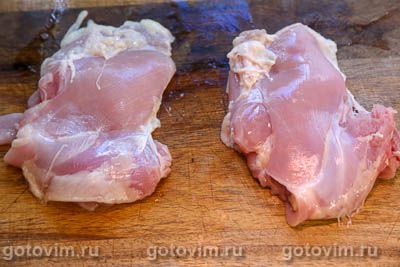 Куриные отбивные в чипсах в духовке