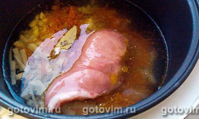 Куриный суп с вермишелью в мультиварке