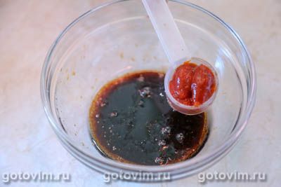 Шашлык из креветок в маринаде с соевым соусом
