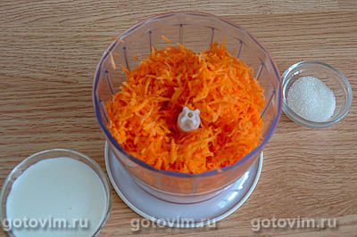Творожная запеканка с морковью «Оранжевый хаос» (2-й рецепт)