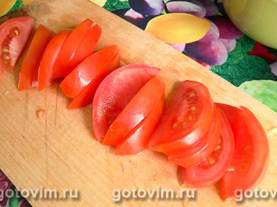 Пангасиус в сметане с овощами.