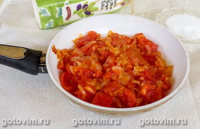 Запеканка из баклажанов с мясным фаршем и помидорами