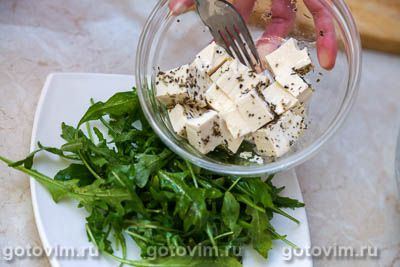 Овощной салат с тофу