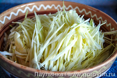 Восточный салат из капусты