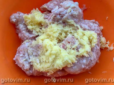 Куриные котлеты с сыром маскарпоне и картофелем (2-й рецепт)