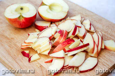 Варенье брусника с яблоками.