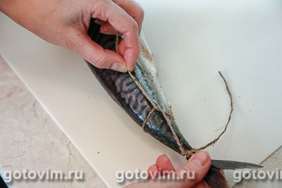 Как обвязать рыбу для копчения