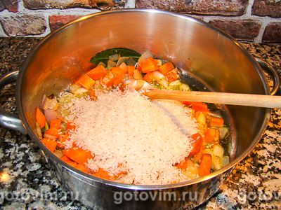 Рис с фасолью по-португальски