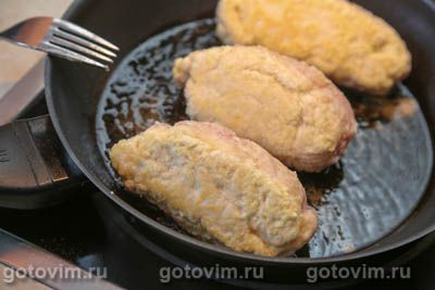 Куриная грудка с ананасами и сыром