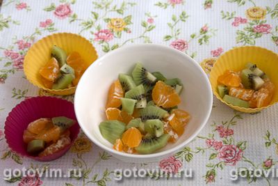 Имбирно-лимонное желе с фруктами (на агаре)