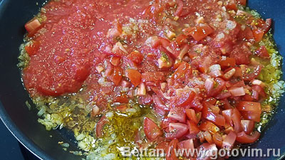 Цуккини пармиджана (запеканка из кабачков в томатном соусе по-итальянски)