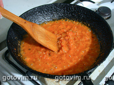 Фасоль с томатным соусом