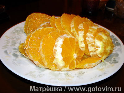 Апельсины в винном сиропе (2-й рецепт)