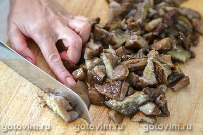 Картошка с мясом и грибами в духовке
