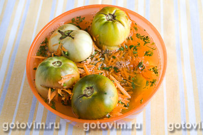 Квашенные зеленые помидоры