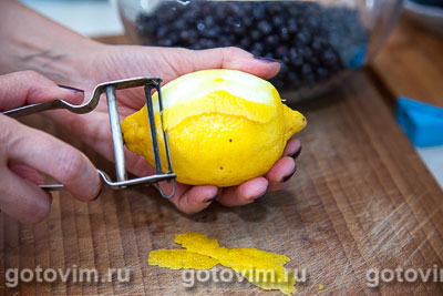 Джем из черники с лимоном (2-й рецепт)