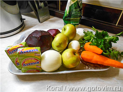 Слоеный салат с плавленым сыром «Октябрьский»