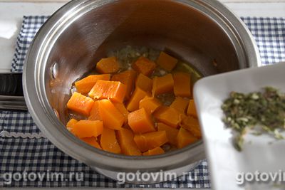 Тыквенный соус с тимьяном (для макарон, овощей и мяса)