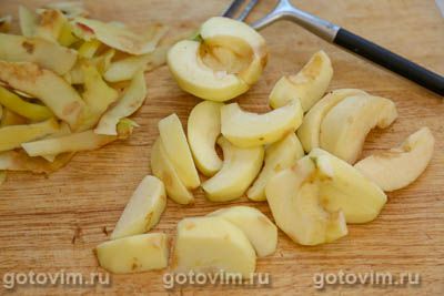 Кокосовый пирог с яблоками