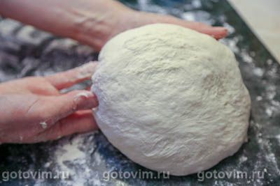 Плетеный хлеб с чесноком и укропом (без яиц и молока).