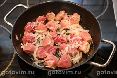 Мясо с баклажанами по-грузински