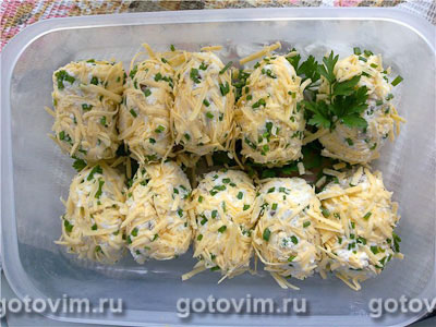 Яйца из творога по-литовски