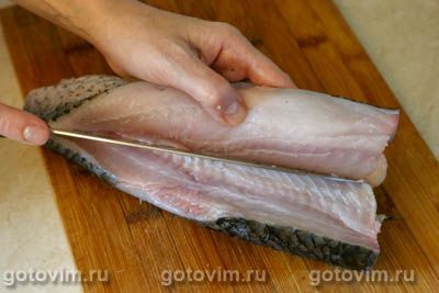 Шашлык рыбный из белого амура в маринаде с водкой
