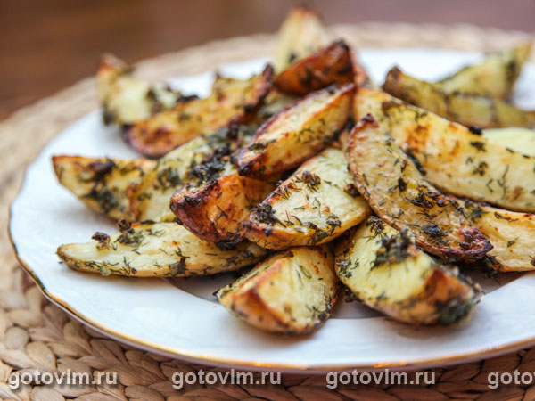 Картофель по-деревенски (2-й рецепт)