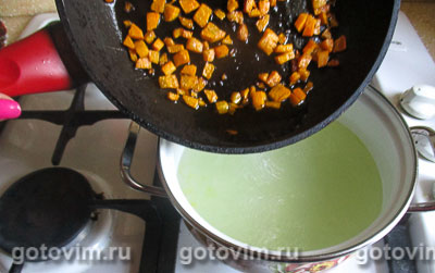 Легкий суп с щавелем и шпинатом (2-й рецепт)