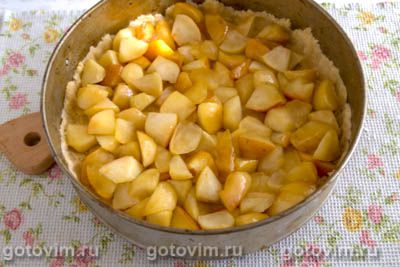 Яблочный пирог на растительном масле