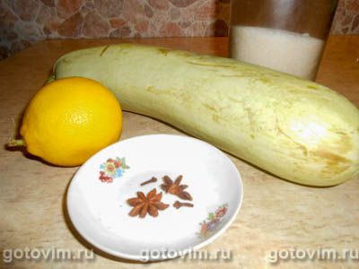 Варенье из кабачков с лимоном