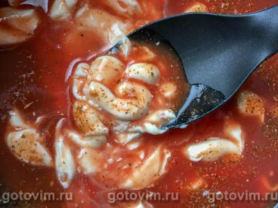 «Полированные» куриные ножки в томатном соусе