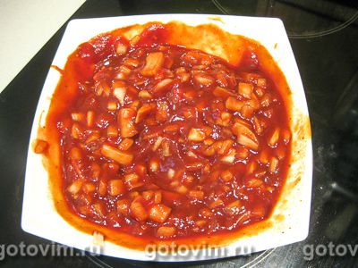 Куриные голени в духовке в медово-томатном соусе
