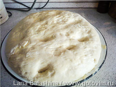 Пирог с капустно-мясной начинкой (2-й рецепт)
