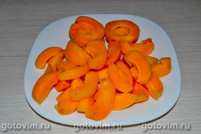 Ржаная галета с абрикосами и яблоками (без яиц)