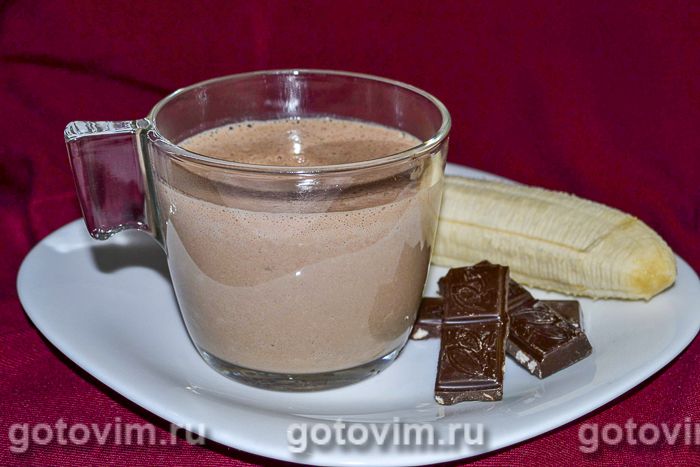 Коктейль шоколадно-банановый