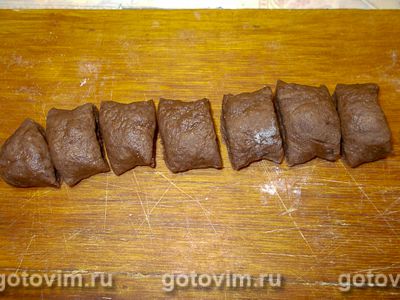 Мягкое шоколадное печенье на шоколадной пасте